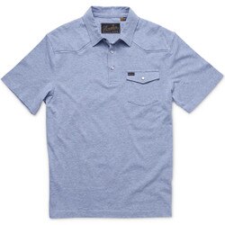 Howler Brothers Ranchero Polo Shirt Men’s in Vintage Blue Heather